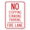 Signmission No Stopping Standing Parking-Fire Lane Heavy-Gauge Alum Rust Proof Parking, 18" x 24", A-1824-23572 A-1824-23572 - alternate 1